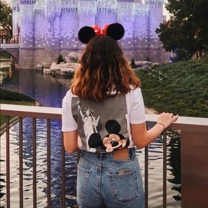 Zara disney mickey mouse in new york shirt medium.